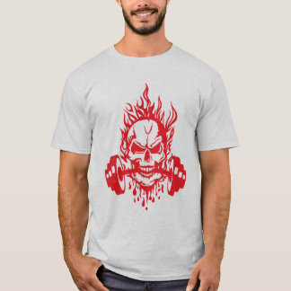 haltere_musculation_tete_mort_flamme_sang_goutte_s t shirt