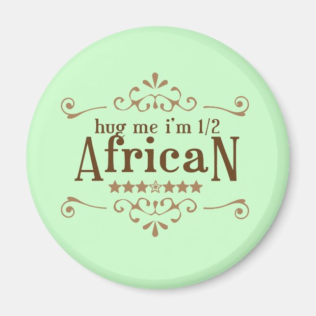 Halv afrikansk magnet (Framsidan)