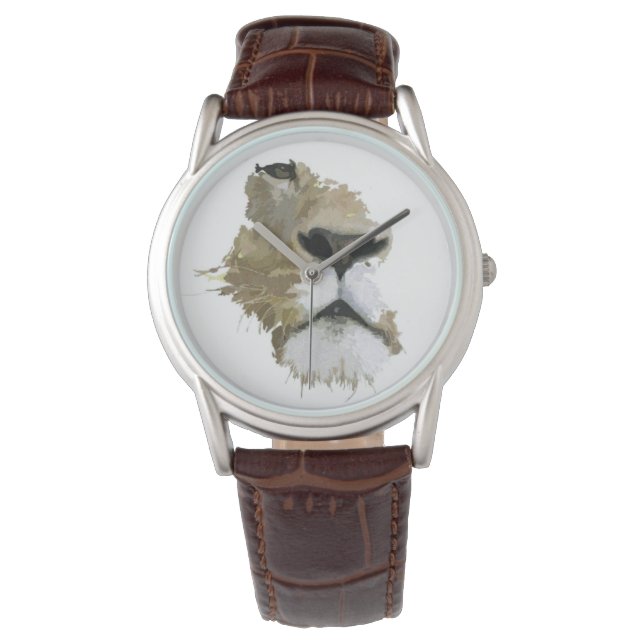 halv ansikte loin armbandsur (Framsida)