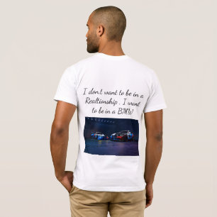 Halv ärm anpassad BMW T-shirt