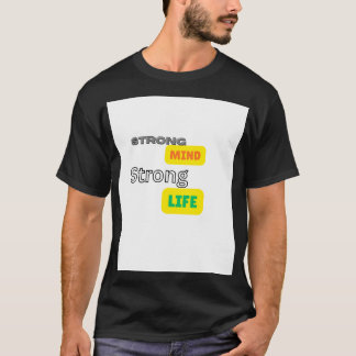 Halv ärmad t-shirt med motiverande citat