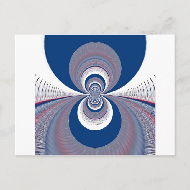 Halv blå vykort (Framsida)