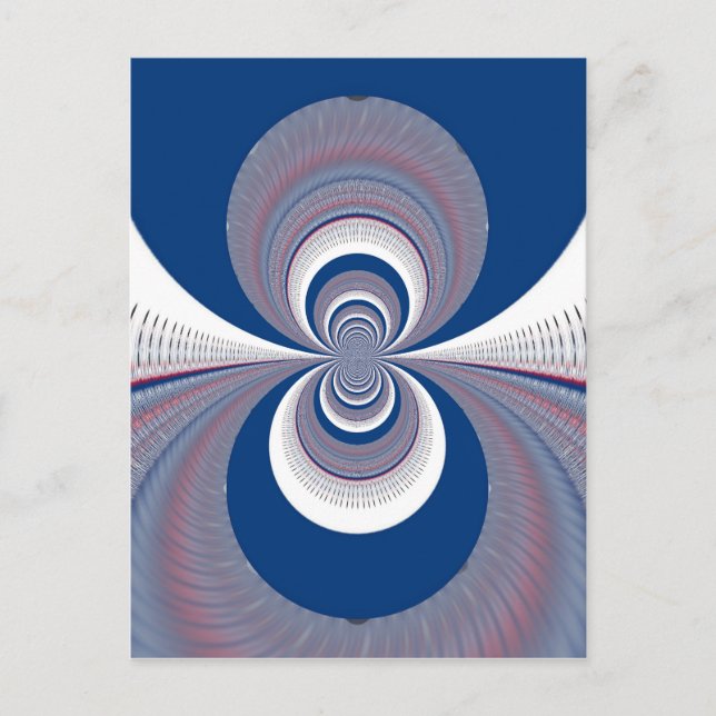 Halv blå vykort (Framsida)