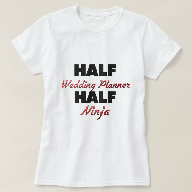 Halv Bröllopsfixaren Halva Ninja Tröja (Design framsida)