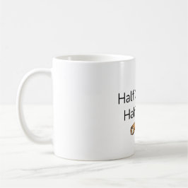 Halv cannoli. Halv Knish kaffemugg