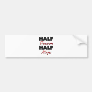 Halv Deacon halva Ninja Bildekal