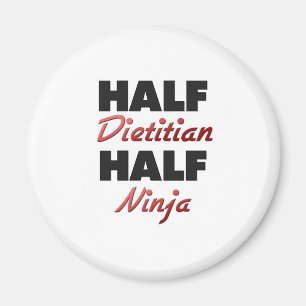 Halv Dietitian halva Ninja Magnet