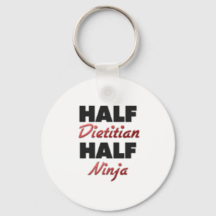 Halv Dietitian halva Ninja Nyckelring