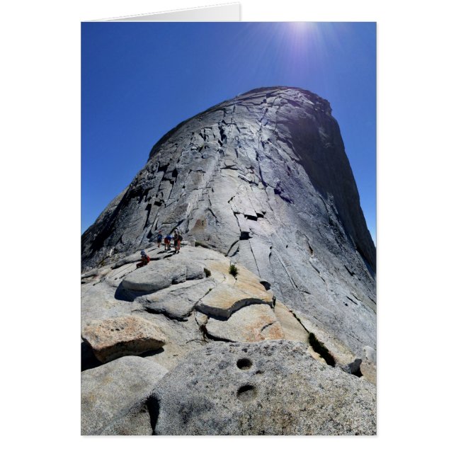 Halv dom från kabelbasen - Yosemite Hälsningskort (Framsidan)