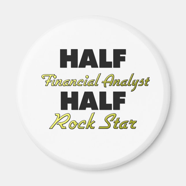 Halv ekonomisk analytiker, halv Rockstjärna Magnet (Framsidan)