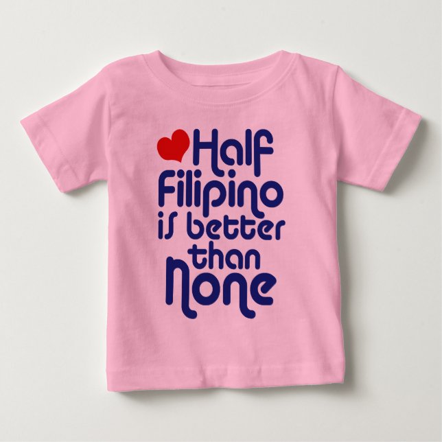 Halv filippin.. t-shirt (Framsida)