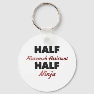 Halv forskningassistent halva Ninja Nyckelring