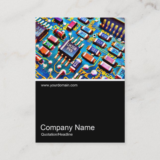 Halv&foto 0217 - vacker cirkulation visitkort (Framsida)