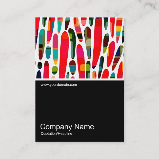 Halv&foto 0271 - Samlad Färg Stänk 15022 Visitkort (Framsida)