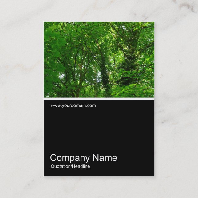 Halv&foto 028 - I Träd Visitkort (Framsida)
