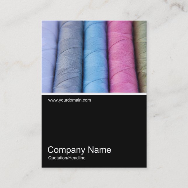 Halv&foto 0394 - Bomullsrullar Visitkort (Framsida)