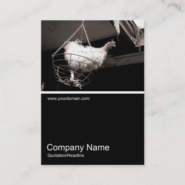 Halv&foto 044 - Kyckling i Basket Visitkort (Framsida)