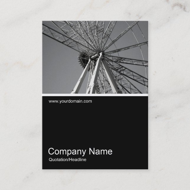 Halv&foto 08 - stort hjul visitkort (Framsida)