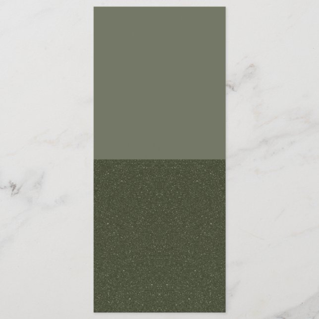 Halv Glitter Moss Flat Program – Anpassningsbar (Framsida)
