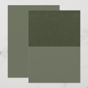 Halv Glitter Moss Grön Platt Program – Anpassa
