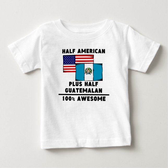 Halv guatemalanfantastisk 100% t-shirt (Framsida)