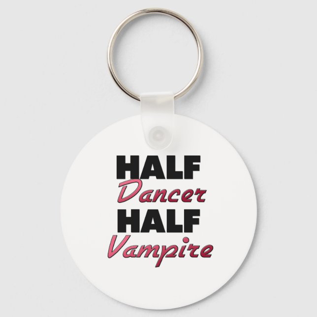 Halv halv Vampyre för dansare Nyckelring (Framsida)
