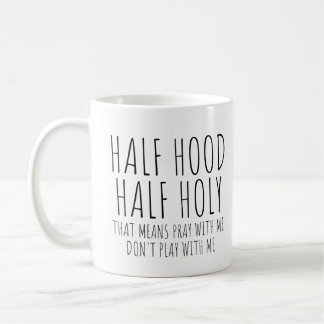 Halv hood halv helig kaffemugg