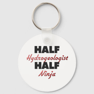Halv Hydrogeologist halva Ninja Nyckelring