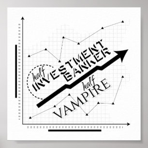 Halv investmentbankir, halv vampyr poster