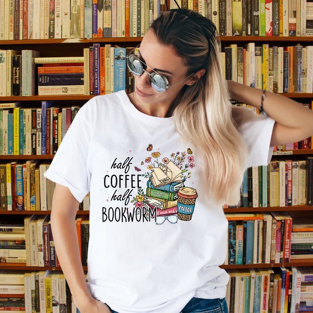 Halv kaffehaltig bokmask, Tshirt T Shirt (Skapare uppladdad)