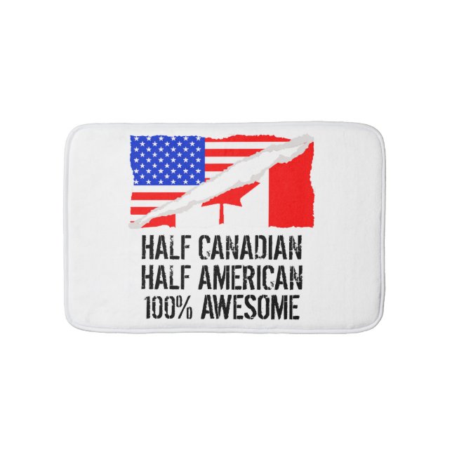 Halv kanadensisk halv amerikanfantastisk badrumsmatta (Framsidan)