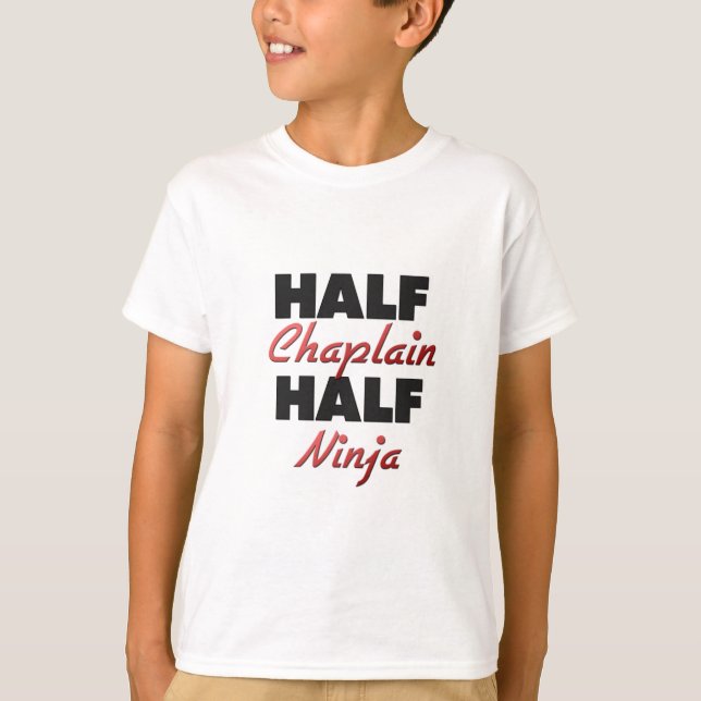 Halv kaplan halva Ninja Tee Shirt (Framsida)
