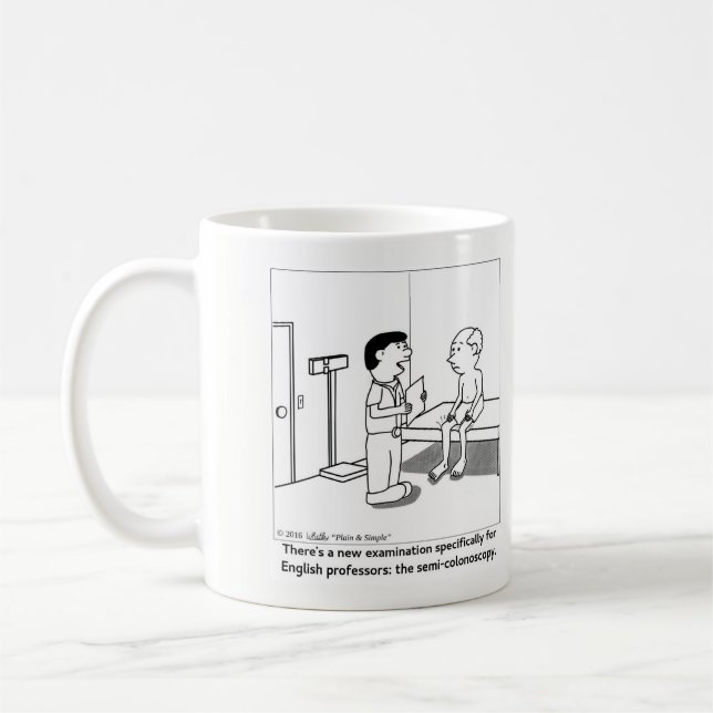 Halv-koloskopi Kaffemugg (Vänster)