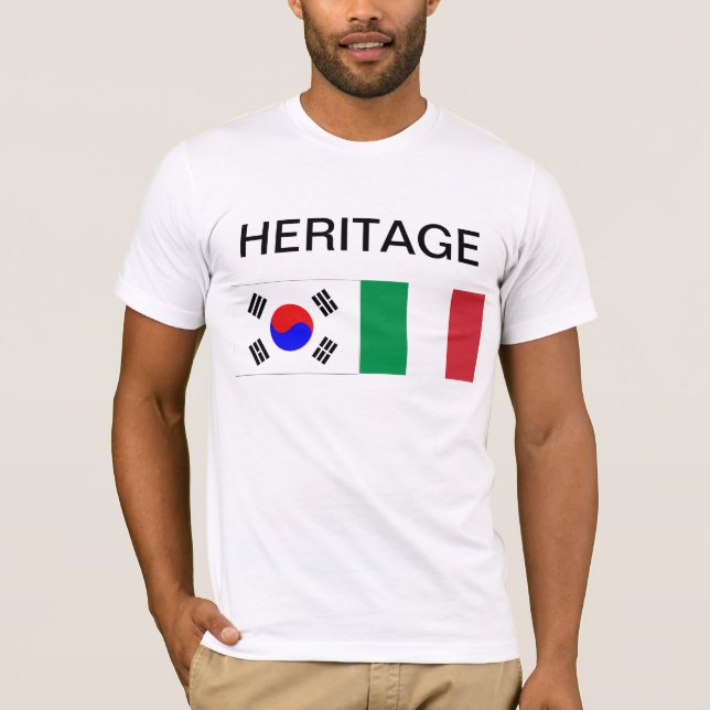Halv korean, halvt italienskt arv tee (Framsida)