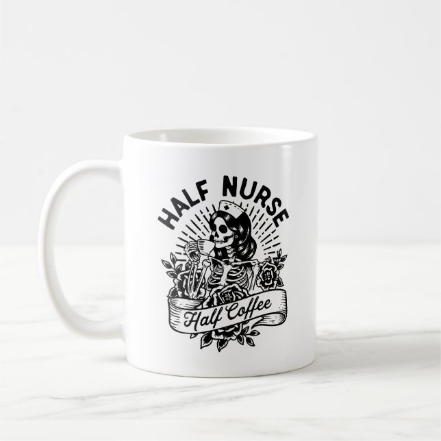 Halv korvkaffe, halvkorv kaffemugg (Vänster)