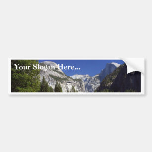 Halv kupol i den Yosemite nationalparken Bildekal
