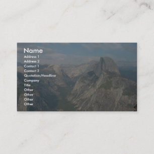 Halv kupol i den Yosemite nationalparken (som Visitkort