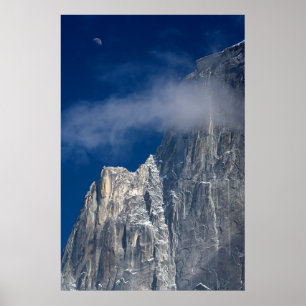 Halv kupol Kalifornien för Yosemite nationalpar Poster