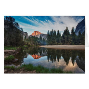 Halv kupol och Merced Hälsningskort