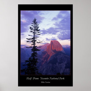Halv kupolYosemite nationalpark Poster
