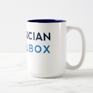 Halv liter-kaffemugg Två-Tonad mugg