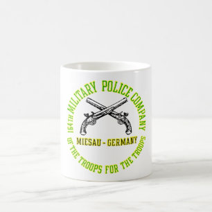 Halv liter-logotyp för vintage kaffemugg