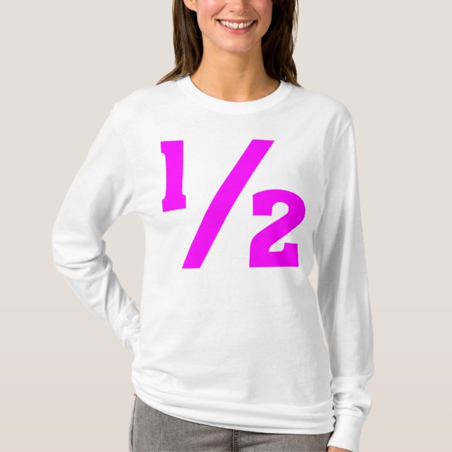 Halv - Magenta T-shirt (Framsida)