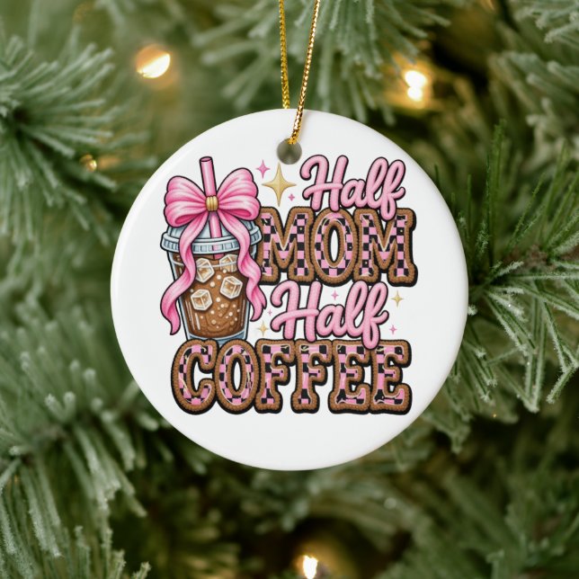 Halv Mamma, Halv Kaffe Ornament  (Träd)