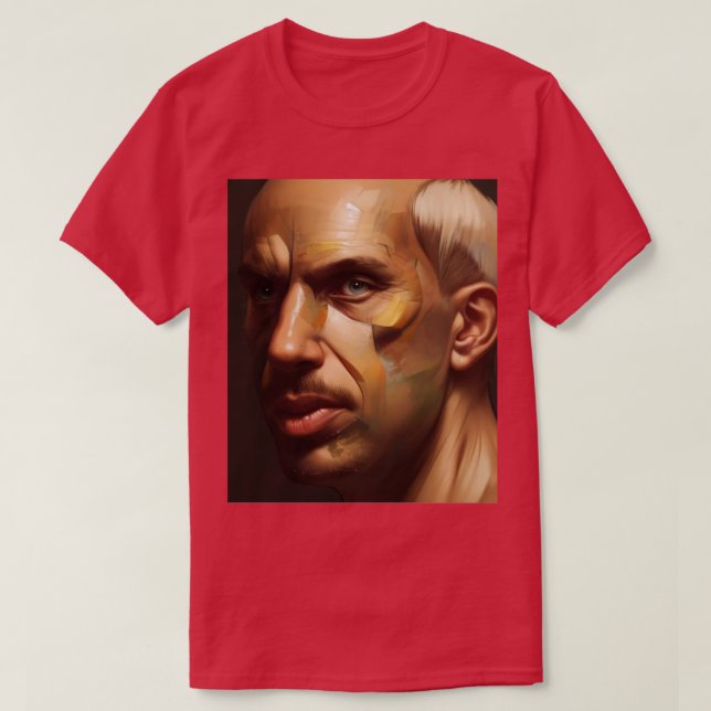 halv man kex t shirt (Design framsida)