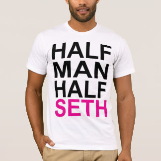 Halv man, skräddarsy halva Seth - T-shirt