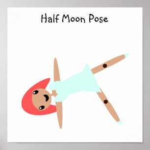 Halv Måne Pose Poster