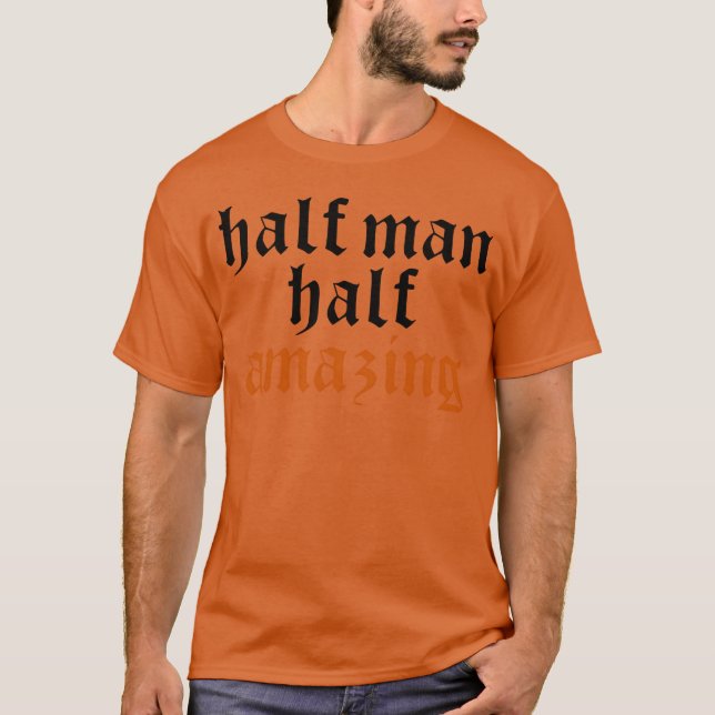 Halv människa Halv fantastisk Esco pojke T Shirt (Framsida)