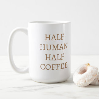 Halv människa halv kaffemugg