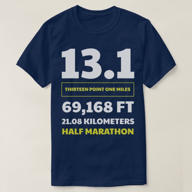 Halv maraton 131 1 t shirt (Design framsida)